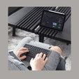 Carcasă + tastatură iPad 10.9 2022, NILLKIN Bumper Pen Slot, negru