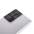 Capac metalic pentru camera foto pentru Samsung Galaxy S21 Ultra, albastru