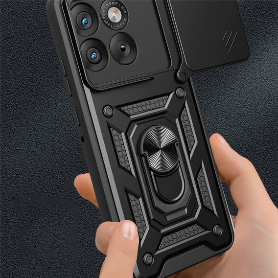 Husă blindată CamShield Slide cu capac pentru cameră și inel pentru Motorola Edge 70