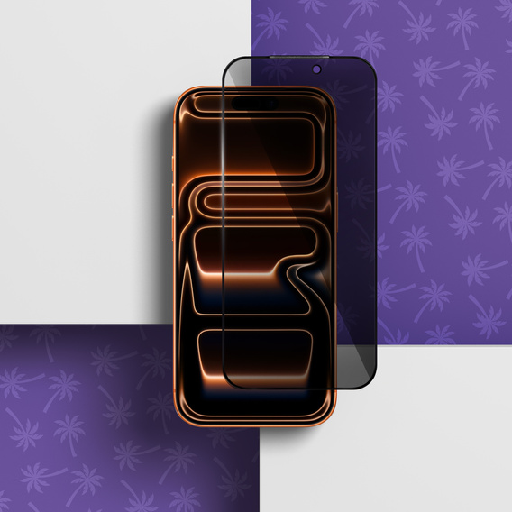 Sticlă temperată Shy Palm Privacy pentru iPhone 17 Pro