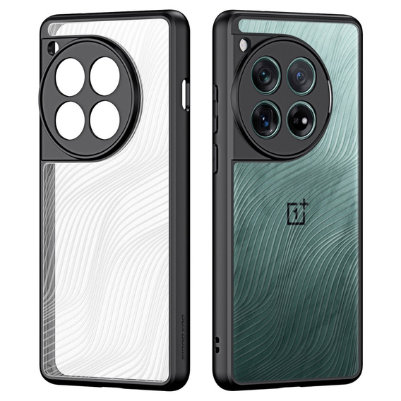 Husa DuxDucis pentru OnePlus 12, Aimo case, transparent / negru