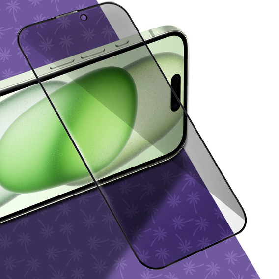 Sticlă temperată Shy Palm Privacy pentru iPhone 15 Plus