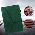 Husă pentru Samsung Galaxy Tab A9+, Classic, cu spațiu pentru stylus, verde