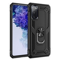 Husă blindată pentru Samsung Galaxy S20 FE, Nox Case Ring, negru