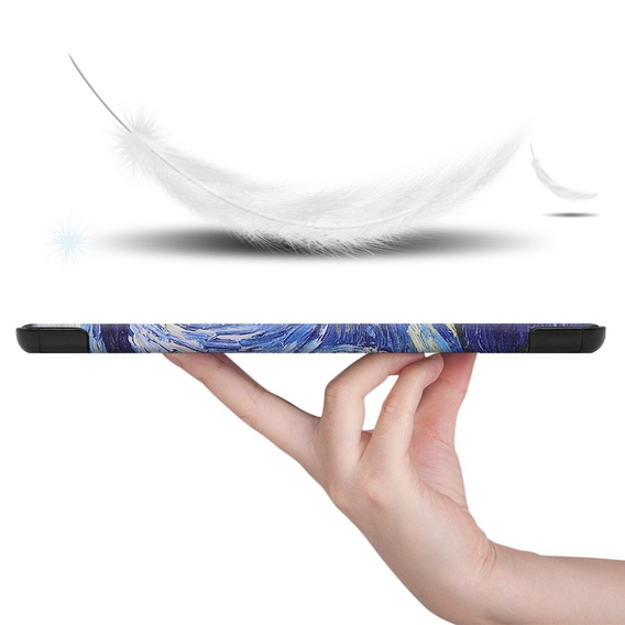 Husă pentru Samsung Galaxy Tab S6 Lite, Smartcase, painted pattern