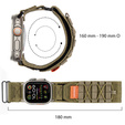 ERBORD Runner curea din nylon pentru Apple Watch 1/2/3/4/5/6/7/8/9/SE/ULTRA/ULTRA 2 42/44/45/49MM