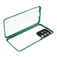 Husa pentru Samsung Galaxy S20 Ultra, Magnetic Dual Glass, verde