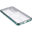 Carcasa Magnetic Dual Glass MagSafe pentru Samsung Galaxy S21+ Plus, verde