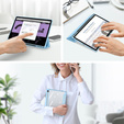 Husa pentru Samsung Galaxy Tab S10 Lite / S10 FE / S9 FE, Dux Ducis TOBY, albastru