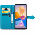 Cu clapetă pentru Infinix Hot 40i, Mandala, albastru