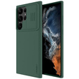 Husă NILLKIN pentru Samsung Galaxy S23 Ultra, husă CamShield din silicon pentru MagSafe, verde