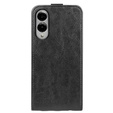 Cu clapetă pentru Samsung Galaxy S25 Edge, Flip, negru