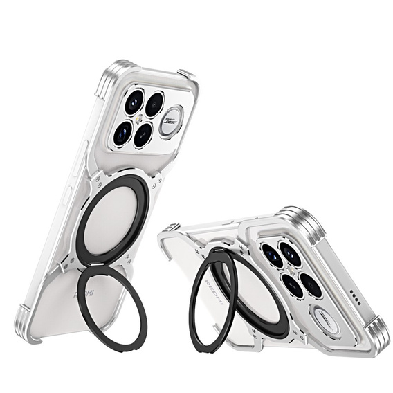 Carcasă metalică cu magnet și suport pentru Xiaomi Poco F8 Ultra