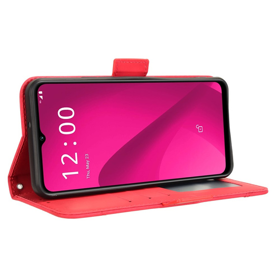 Cu clapetă pentru T Phone 2 5G, Card Slot, roșu