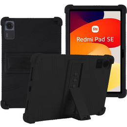 Silicon husă pentru Xiaomi Redmi Pad SE 11", Impact, armat, negru