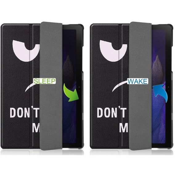 Husă pentru Samsung Galaxy Tab A8 10.5 SM-X200 SM-X205, Smartcase, albastru