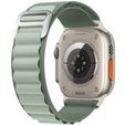 Curea din nailon pentru Apple Watch 1/2/3/4/4/5/6/6/7/8/SE/ULTRA 42/44/45/49mm, verde
