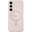 Husă GUESS IML Glitter Circle pentru Samsung Galaxy S25