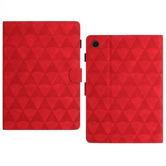 Husă pentru Lenovo Tab M10 Plus 10.6 Gen 3 TB-125F TB-128F, Classic, cu spațiu pentru stylus, roșu