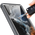 Carcasă pentru Samsung Galaxy S24 Ultra, Shockproof, cu folie, negru