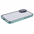 Husa pentru iPhone 16, Magnetic Dual Glass, verde