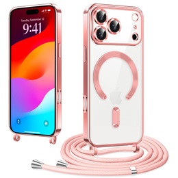 Husă Electro MagSafe cu lanyard pentru iPhone 17 Pro Max