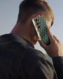 Husă pentru Samsung Galaxy S25 Ultra, Leather Rhombus, verde