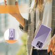 Husă pentru iPhone 13 Pro Max, ERBORD CornerShield, violet