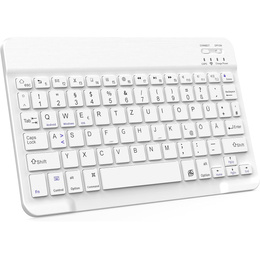 Mini tastatură fără fir Bluetooth pentru tabletă, negru