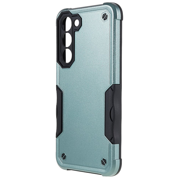 Husă blindată pentru Samsung Galaxy S23 Plus, Dual-Layer, verde