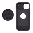 Husă ERBORD MagSafe Cam Slider, albastră + sticlă pentru ecran pentru iPhone 13 / iPhone 14