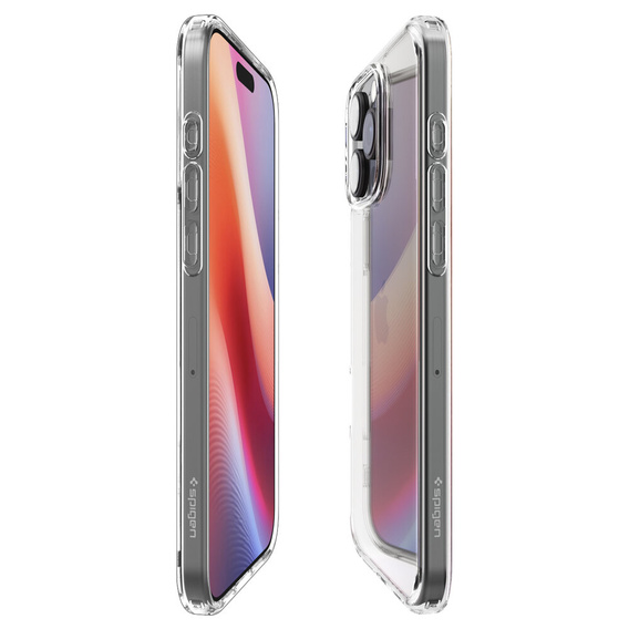 Carcasa Spigen pentru iPhone 16 Pro Max, Ultra Hybrid, transparentă + sticlă temperată 9H
