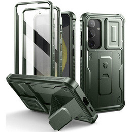 Husă blindată pentru Samsung Galaxy S24 Plus, Dexnor Full Body (Two Frames), verde