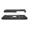 Carcasa Spigen pentru iPhone 16 Plus, Tough Armor Mag MagSafe, negru + 9H Tempered Glass