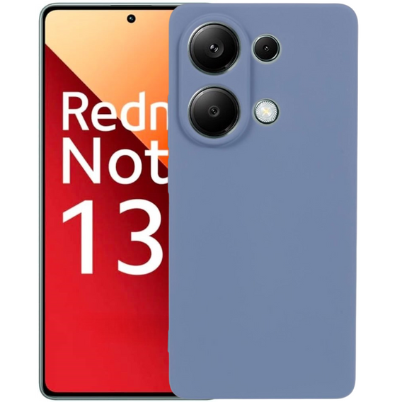 Husa pentru Xiaomi Redmi Note 13 Pro 4G, Silicone Lite, albastru închis