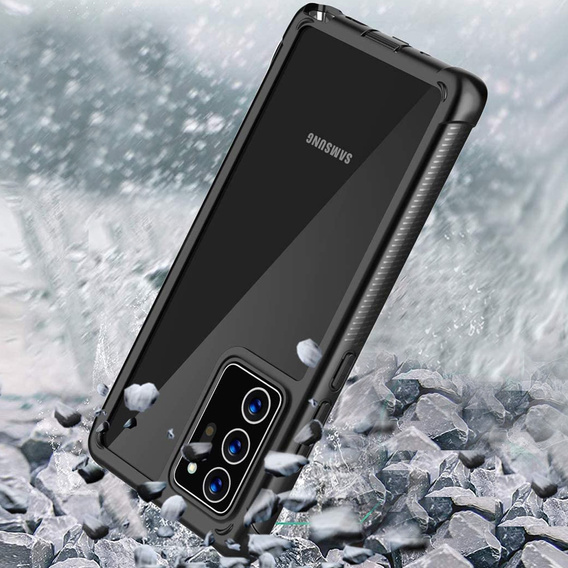 Carcasă pentru Samsung Galaxy Note 20 Ultra, Shockproof, cu folie, albastru