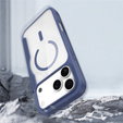 Husă Dux Ducis pentru iPhone 17 Pro, Skin X Pro, cu clapetă, pentru MagSafe, albastru marin