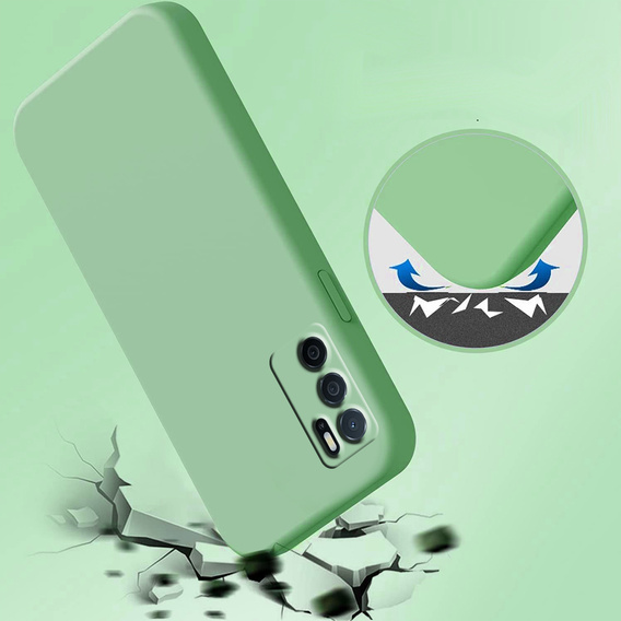 Husa pentru Oppo A16 / A16S, Silicone Lite, de mentă