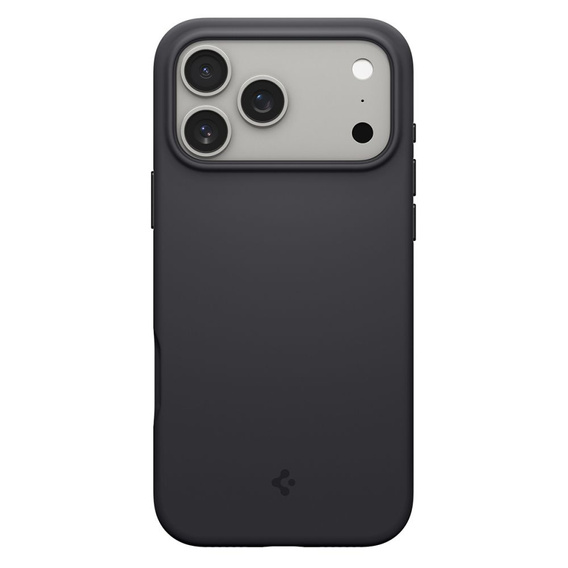 Carcasă Spigen pentru iPhone 17 Pro Max, Silicone Fit MagSafe, negru