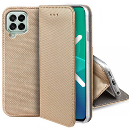 Cu clapetă pentru Samsung Galaxy M53 5G, Wallet Smart Magnet, albastru