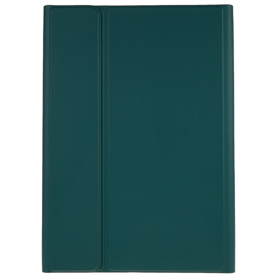 Carcasă + tastatură Galaxy Tab S7+ Plus / S8+ Plus /S7 FE T730 T733, Pen Slot, verde