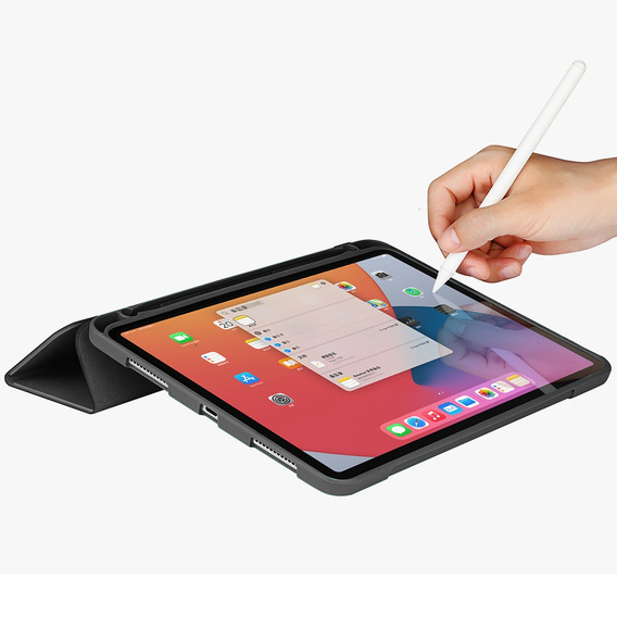 Husă pentru iPad Pro 11 2021/2022, Smartcase cu spațiu pentru stylus, negru