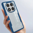 Carcasă pentru Xiaomi Redmi Note 14 Pro 5G, Shockproof, cu folie, albastru închis