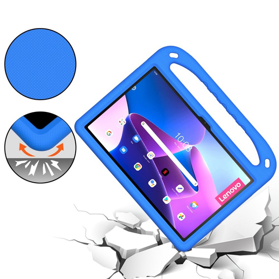 Husă pentru copii pentru Lenovo Tab P11 Gen 2 TB350FU TB350XU 11.5", husă pentru copii cu mâner, albastru