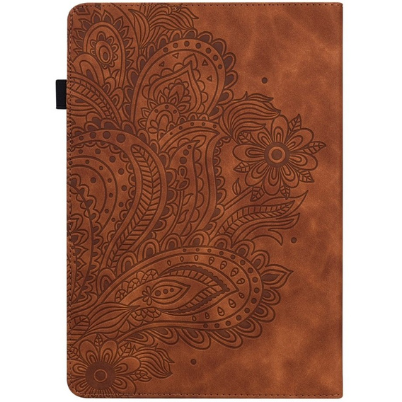 Husă cu clapetă pentru Amazon Kindle Paperwhite 5 (2021), flower, albastru