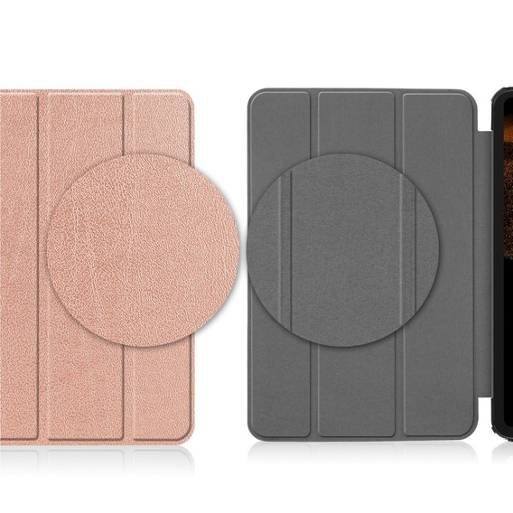 Husă pentru Samsung Galaxy Tab S9 Ultra, Smartcase, roz rose gold