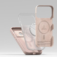Carcasă Ringke pentru iPhone 17 Pro Max, Silicone Magnetic MagSafe, Pink Sand