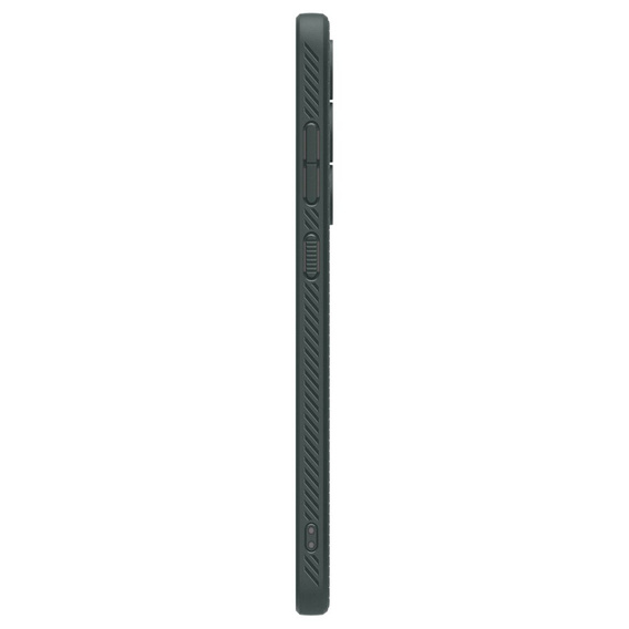 Carcasa Spigen pentru Samsung Galaxy S24 FE, Liquid Air, verde + 9H Tempered Glass