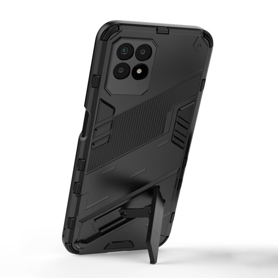 Husa pentru Realme 8i, Military kickstand, albastru
