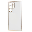 Husă pentru Samsung Galaxy S24 Ultra, Glamour CamShield, alb